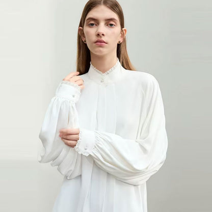 Blouse Femme Soie Minimaliste