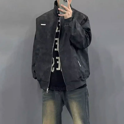 Blouson Moto Homme Vintage PU