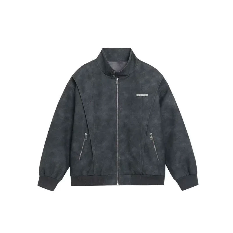 Blouson Moto Homme Vintage PU