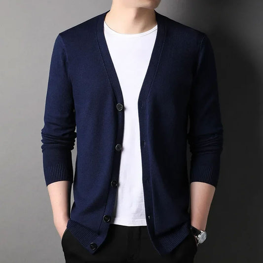 Cardigan Homme Slim à Col V