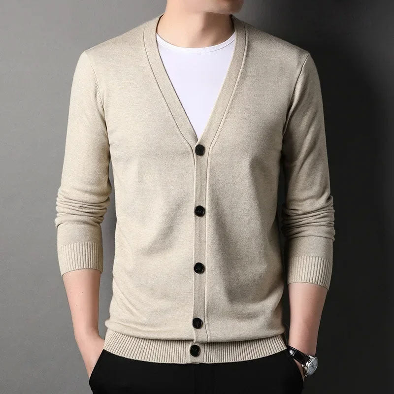 Cardigan Homme Slim à Col V