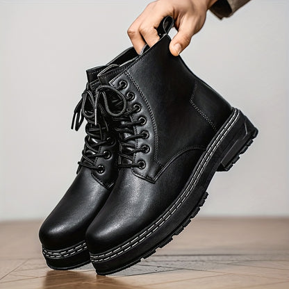 Monamour Mode-Men Boots-Nouvelles Bottes Tendance pour Hommes, Style Moto Moderne