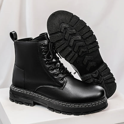 Monamour Mode-Men Boots-Nouvelles Bottes Tendance pour Hommes, Style Moto Moderne