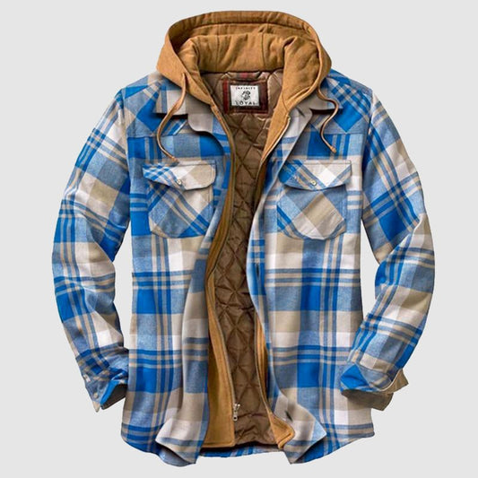 Monamour Mode-Men Jackets-Veste Lumberjack Stylée Et Chaude Pour Hommes Actifs