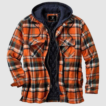 Monamour Mode-Men Jackets-Veste Lumberjack Stylée Et Chaude Pour Hommes Actifs