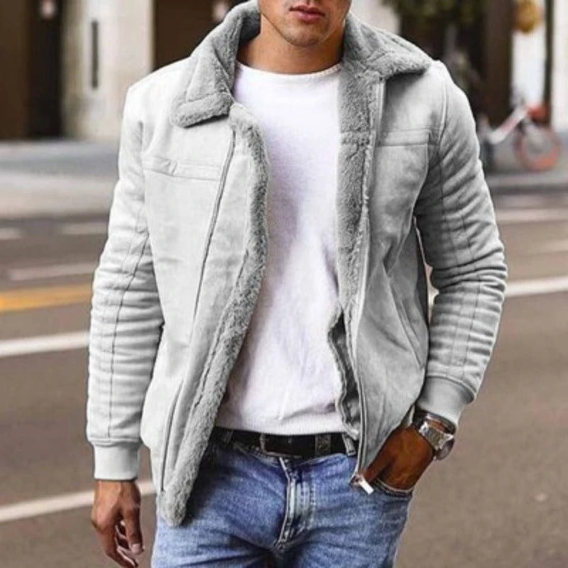 Monamour Mode-Men Jackets-Veste Matelassée Stylée Au Look Vintage Urbain