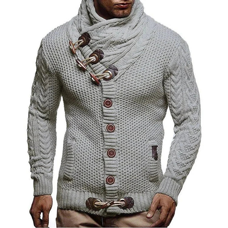 Monamour Mode-Men Sweaters-Gilet D'hiver Stylé Pour Hommes Avec Tissu Respirant Pour Une Élégance Sans Effort