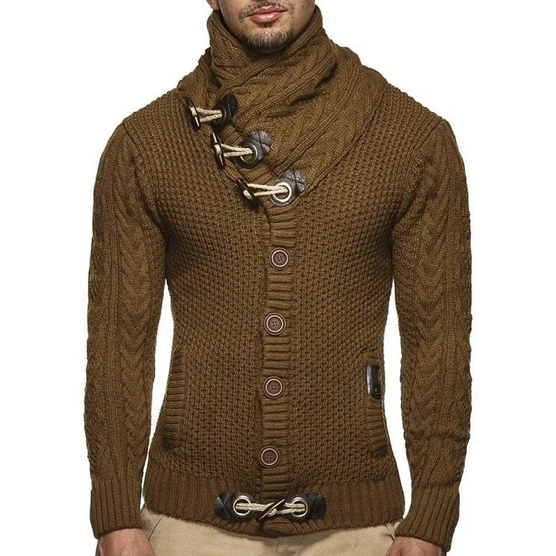 Monamour Mode-Men Sweaters-Gilet D'hiver Stylé Pour Hommes Avec Tissu Respirant Pour Une Élégance Sans Effort