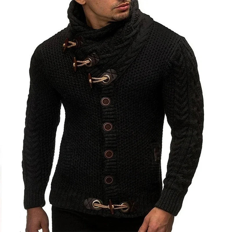 Monamour Mode-Men Sweaters-Gilet D'hiver Stylé Pour Hommes Avec Tissu Respirant Pour Une Élégance Sans Effort