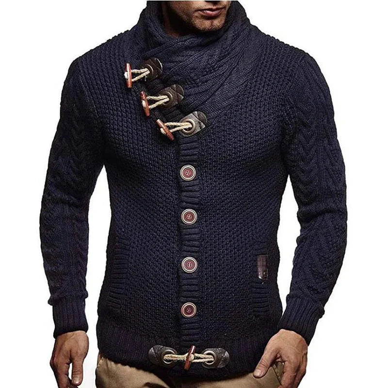 Monamour Mode-Men Sweaters-Gilet D'hiver Stylé Pour Hommes Avec Tissu Respirant Pour Une Élégance Sans Effort