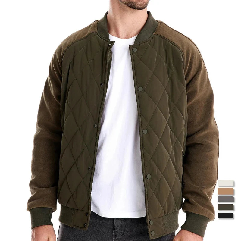 Monamour Mode-Men's Spring Jacket-Veste Bomber Légère en Polaire pour le Printemps Unisexe