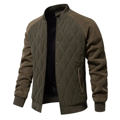 Monamour Mode-Men's Spring Jacket-Veste Bomber Légère en Polaire pour le Printemps Unisexe