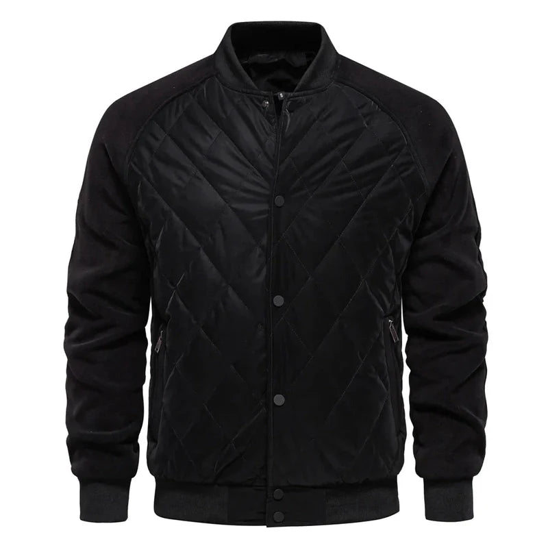 Monamour Mode-Men's Spring Jacket-Veste Bomber Légère en Polaire pour le Printemps Unisexe