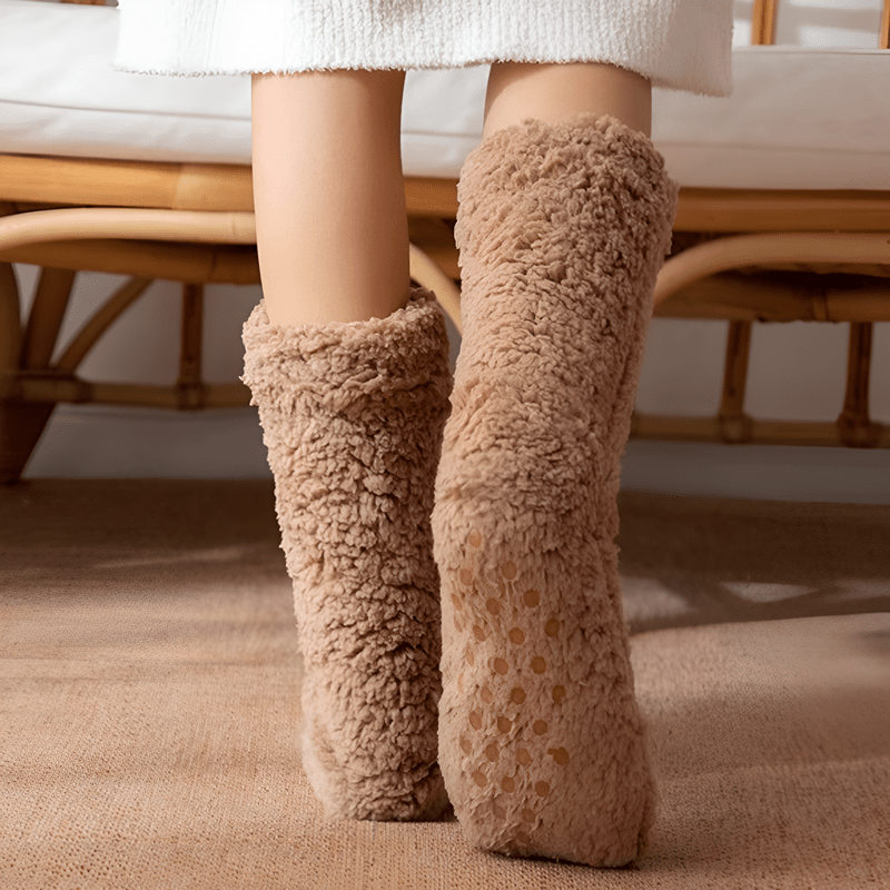 Monamour Mode-Women Shoes-Chaussettes en Fleece Luxueuses pour Femmes pour Confort et Chaleur Ultimes